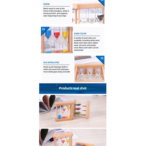 3 4 5 Minute Sand Timer Hourglass Custom Hourglass Timer Free Sample