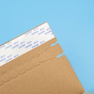 Printed Kraft Corrugated Box Mailer Brown Shipping Boxes With White Ink Printed