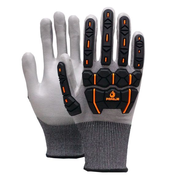 Buy Lightweight TPR Gloves Anti Collision Washable PU Coated Cut Resistant Gloves at wholesale prices