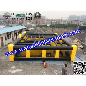 Laser Tag Inflatable Maze Hire / Inflatable Maze For Amusement Park