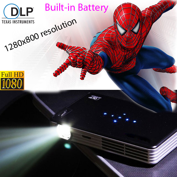Digital LED Projector With HDMI USB TF Port Compatible For DVD Computer Laptop