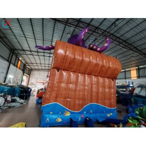 Customized PVC Inflatable Octopus Pirate Ship Inflatable Obstacle Course