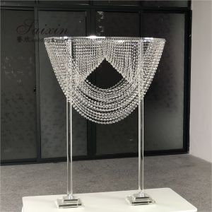 China manufacturer wholesale luxury Wedding centerpieces large crystal flower