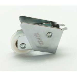 Iron Zinc Closet Sliding Door Rollers Material Oxidation Surface Rustproof