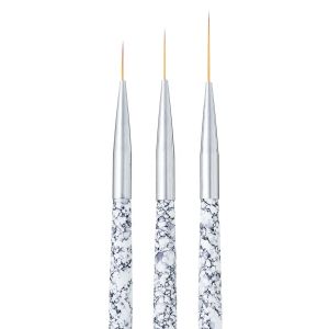 Acrylic Handle Marble Crack Wire Drawing Pen 11/15/20mm DIY Nail Art Pen