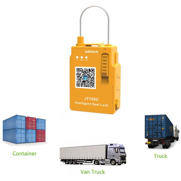Smart GPS Electronic Padlocks Trucks Container Tracking Digital Security Seal