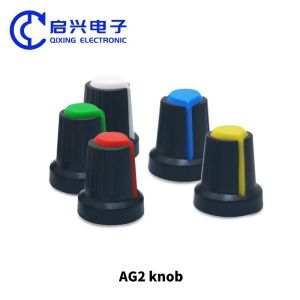 AG2 Plastic Potentiometer Knob 15X17MM WH148 Knob Diameter 6mm Cap