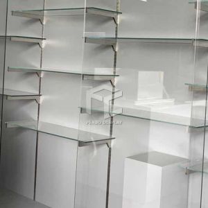 EPE Foam Packaging Museum Display Cabinet 10mm Thick Tempered Glass