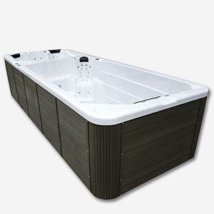 5.9 Meters Luxury Hydro Massage Outdoor Hot Tub And Swim Spa Combo