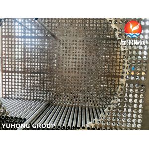 Heat Exchanger Tube Bundle , Stainless Steel Heat Exchanger Tube and Tubesheet