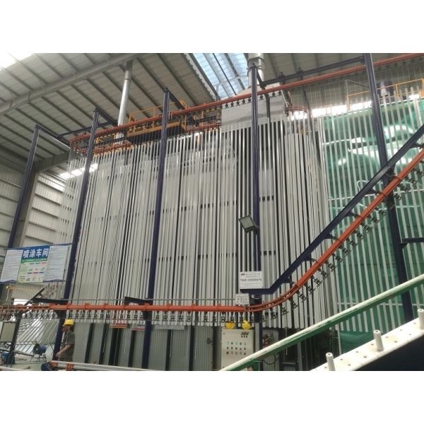 PLC Colour Coating Line With Reciprocator Powder Coating Plant