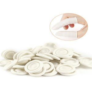 Dust Free Latex Finger Cots With Static Electricity Protection Compounds