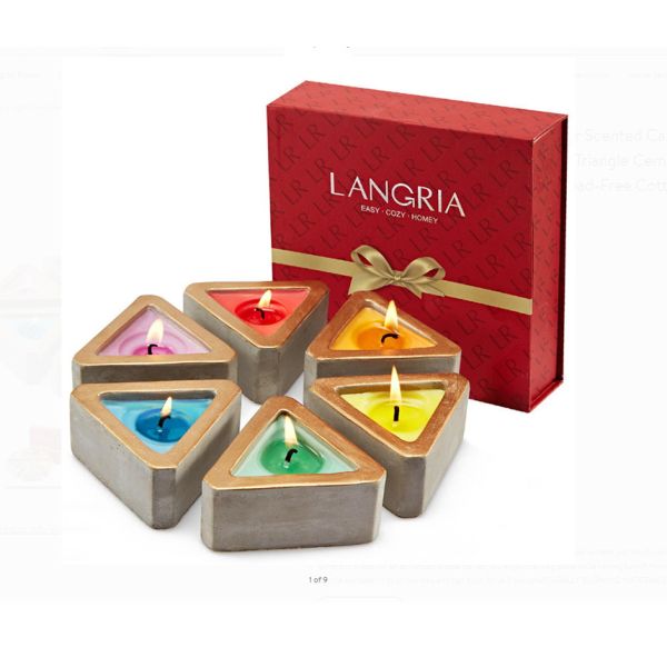 Buy Colored Scented Jar Candle With Packaging Boxes Home Decoration Customized Logo at wholesale prices