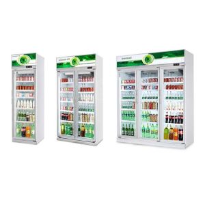 Supermarket Series Refrigerator Beverage Dairy Meat Vegetable Seafood Display