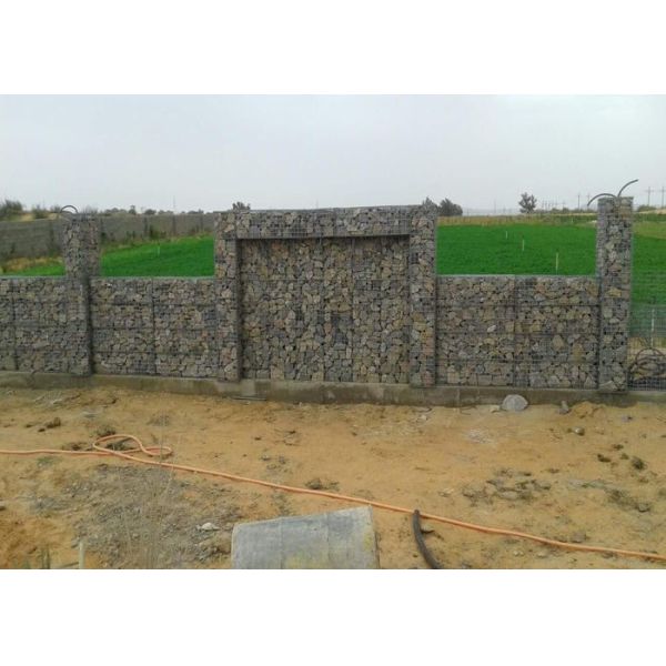 Buy Rust Proof galvanized wire Gabion Wall Baskets at wholesale prices