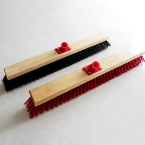 Plastic Bristle Street Sweeping Broom Head Aluminium Handle