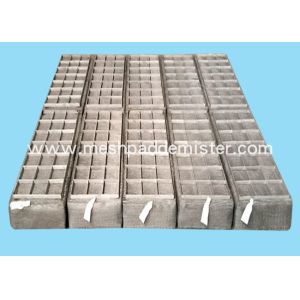 Support Grid AISI 304 Material Rectangular Mesh Pad Demister