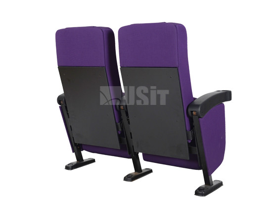 Elegant Style Full Upholstered Commercial Theater Seating With Strong Steel Structure
