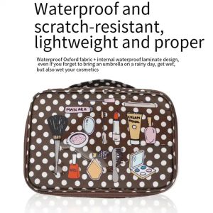 Large Capacity Cosmetic Bags With Compartments For Makeup