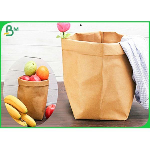 Biodegradable Golden Washable Kraft Fabric For Making Home Storage Bag Biodegradable Golden Washable Kraft Fabric For Making Home Storage Bag