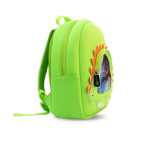 Green Toddler Shark Backpack , Cool Kids Backpacks Neoprene Material