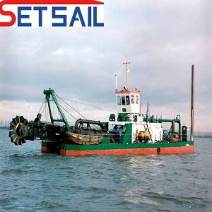 Quality Customized Wheel Bucket Gravel Dredger with Hydraulic Spud and Control System Rexroth for sale