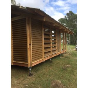 Quality High Strength Smooth WPC House For Playground Enviromental Friendly for sale