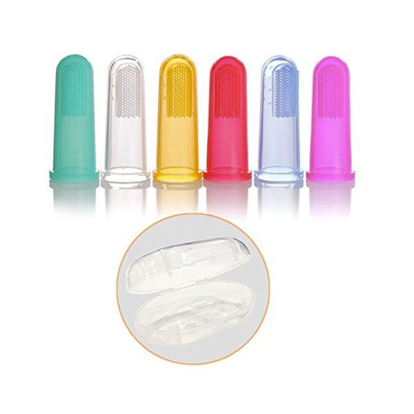 New Eco-friendly Silicone Finger Baby Portable Mini Tooth Brush