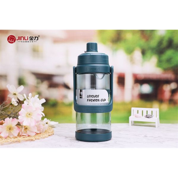 PP Plastic Sports Bottle 500ml Coffee Mugs Customized Printing Accept