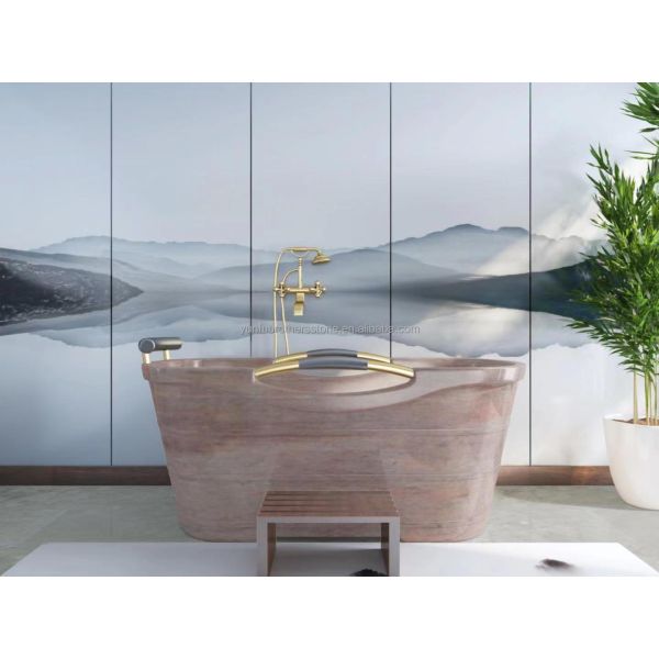 Modern Cut-To-Size Red Granite Stairs and Floor Tiles with Polished Anti Slip Surface