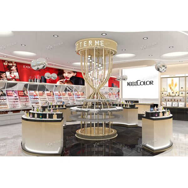 Customized Skincare Store Furniture Beauty Display Cabinet for Fashion-forward Store Fixtures