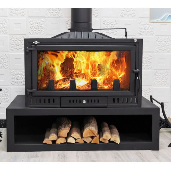 Household Fireplace Heater Embedded True Firewood New European Type True Fire Fireplace Burning Firewood
