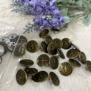 Customize Botones coat jeans buttons adjustable pin metal logo sewing free jeans