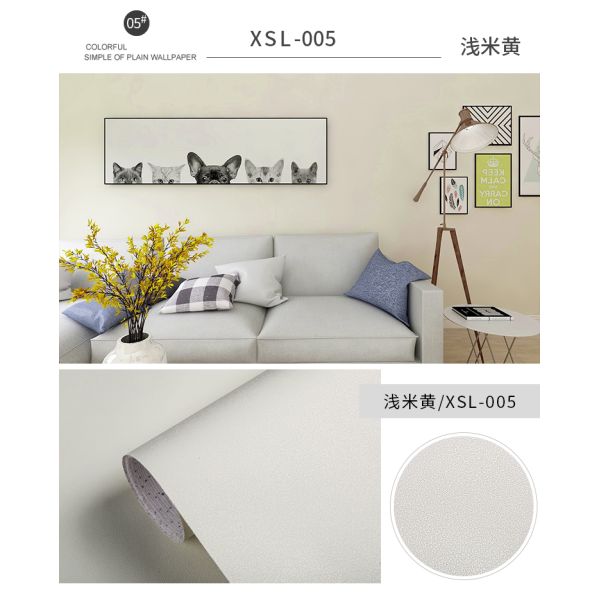 Modern Style Bedroom Decoration Self Adhesive 3D Pink Wallpaper with Roll Size 0.6M*100M