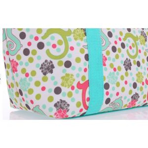 Custom Printed Tote Bags Reusable Polyester Handbag for Womens