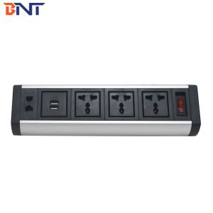 China Aluminum Alloy Desktop Power Outlet For Multimedia Conference System on sale