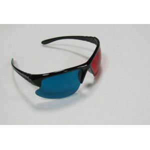 China Anaglyph Plastic Red Cyan 3D Glasses , Reusable Polarized Glasses on sale