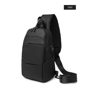 ISO9001 Anti Theft Men Shoulder Bags With USB Charging