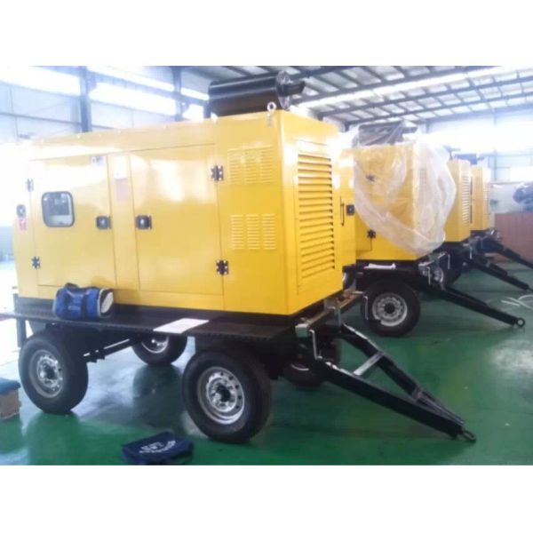 200KW/250KVA silent trailer diesel generator set