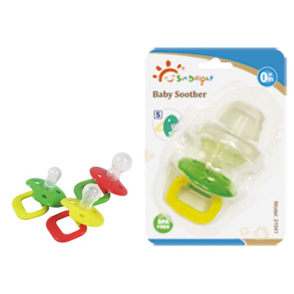 Buy 110℃ Non Toxic Pacifier Silicone Baby Soother at wholesale prices