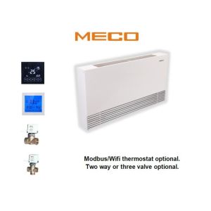 Two Pipe Ultra Thin Floor Mounted Fan Coil Units 4.8kw Heating Capacity 130cm