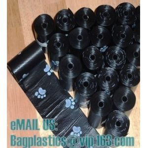 Pet Dog Waste Poop Bag With Printing Doggy Bag, Rubbish Bag Pet cleaning bag Pet