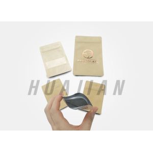 Clear Silver Heat Sealable Aluminum Bags With Tear Notch