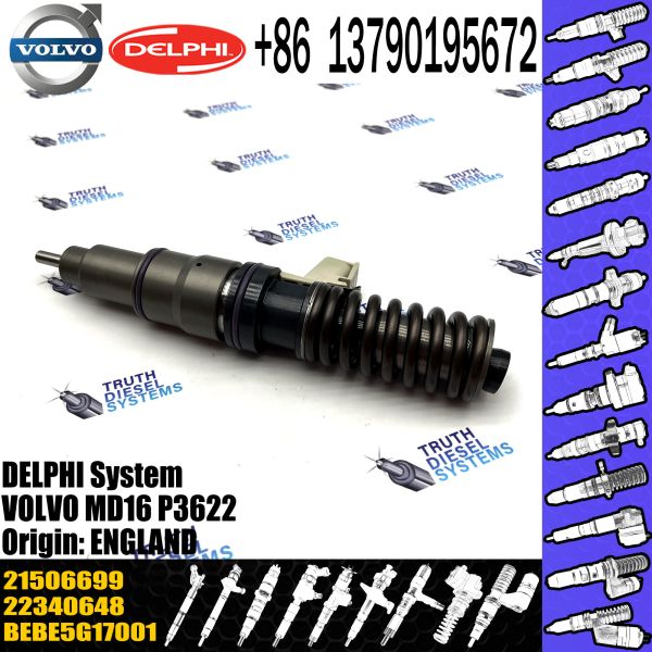 Buy New Diesel Fuel Injector 21569191 for VOL Del-phi 20972225 BEBE4D16001 BEBE4N01001 for D11C 21506699 21569191 2150669 at wholesale prices