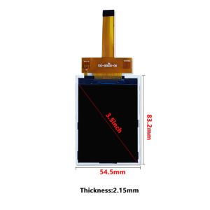 3.5 Inch Medical LCD Display Panel TFT High Brightness MCU 24 Interface