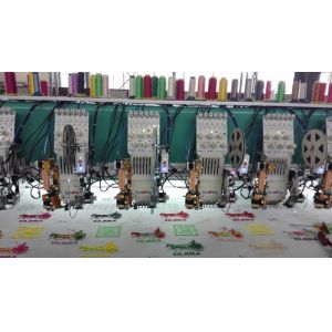 24 Heads Flat Embroidery Machine With Automatic Thread Trimmer