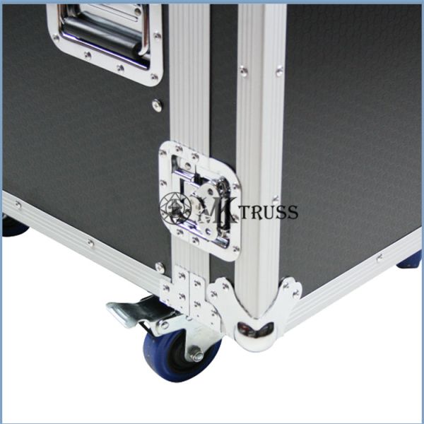 Professional Aviation Aluminum Alloy Black Flight Case for Simple Style Equipment