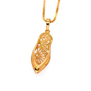 China shoes pendants Women/Men Vintage jewelry 18K Gold Plated Fashion african Jewelry crystal on sale