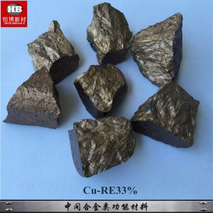 CuY Copper Yttrium Master Alloy For Additive In Copper Smeltings Y 10% 20%
