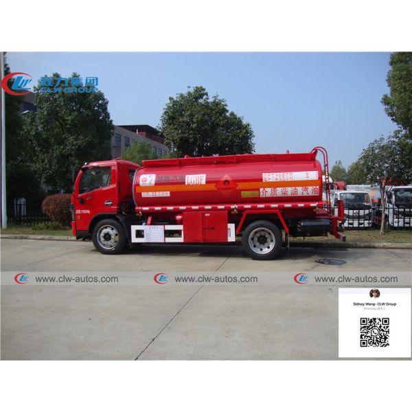 9m3 Dongfeng Furuika 4x2 Mobile Fuel Dispenser Truck